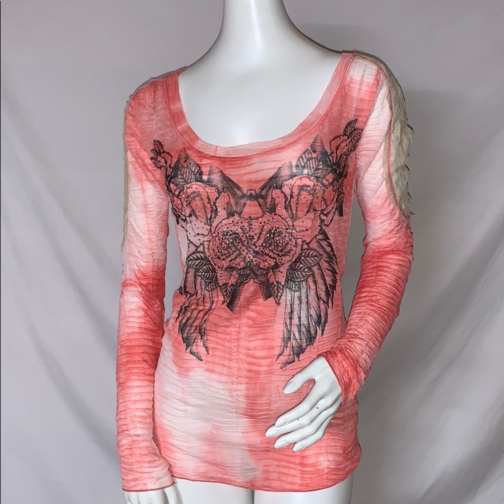 COWGIRLS & DIAMONDS Lace Long sleeve